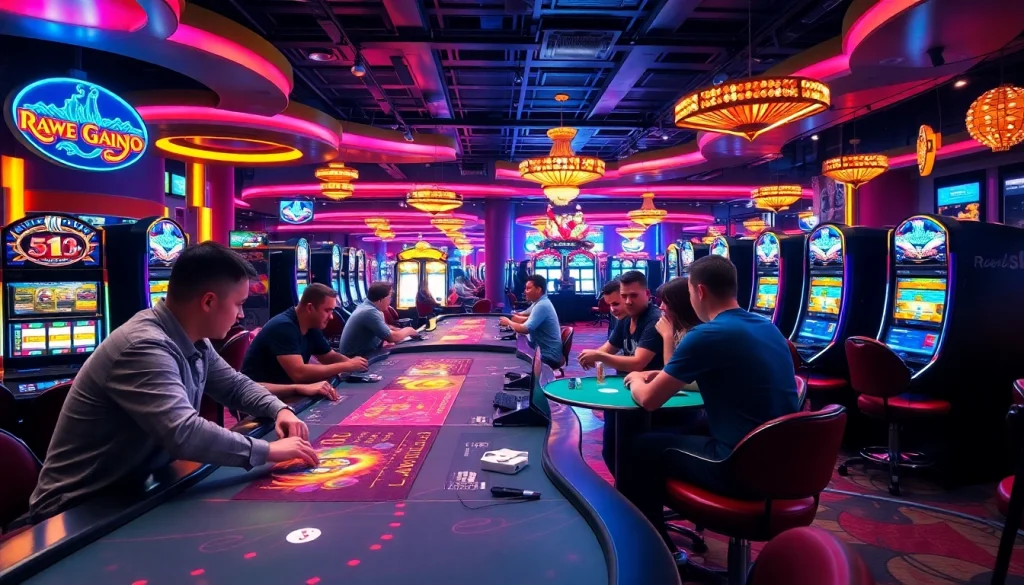 Experience the thrill of the best csgo gambling sites reddit with an engaging casino scene showcasing lively games.