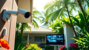 Cámaras de seguridad en Liberia que mejoran la seguridad del hogar con dispositivos modernos y elegantes.