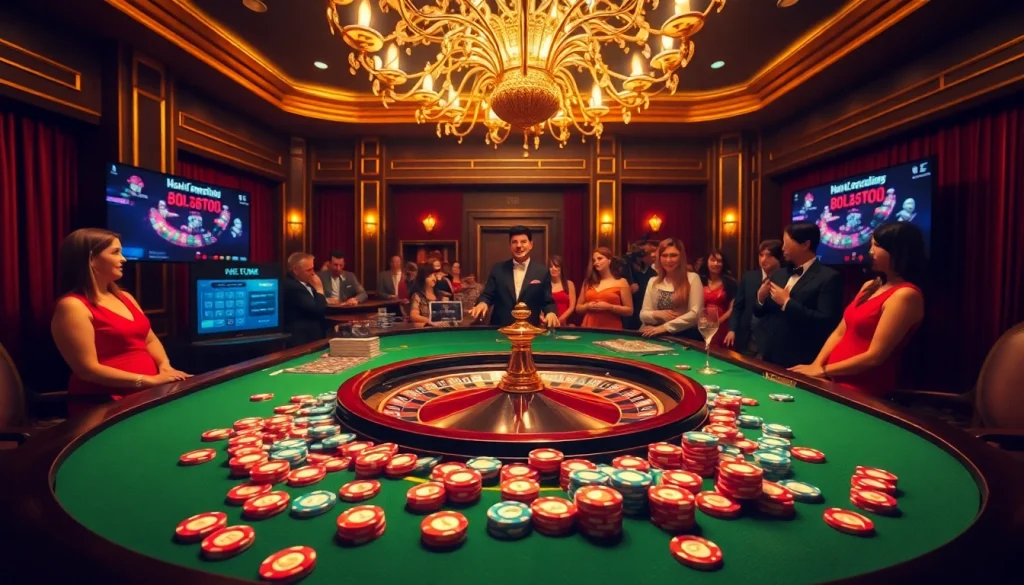 Découvrez l'excitation du meilleur casino en ligne 2026 avec des jetons de poker vibrants et une table de roulette luxueuse.