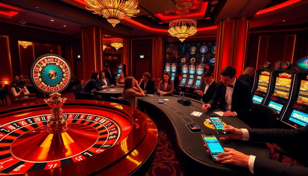 Vivez l'excitation du meilleur casino en ligne 2026 avec des tables de jeu vibrantes et une atmosphère luxueuse.